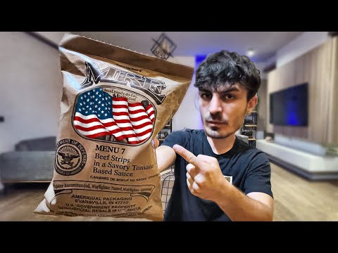 AMERİKAN ASKERİ YEMEKLERİNİ DENEDİM US MRE