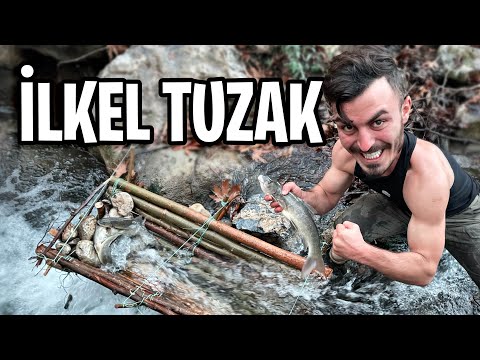DOĞADA İLKEL YÖNTEMLERLE BALIK AVLADIM EFSANE VİDEO