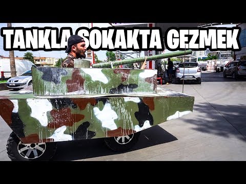 TANKLA SOKAKTA GEZMEK POLİS GÖRDÜ