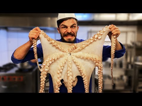 AHTAPOT PİŞİRİP YEDİK EFSANE YARIŞMA