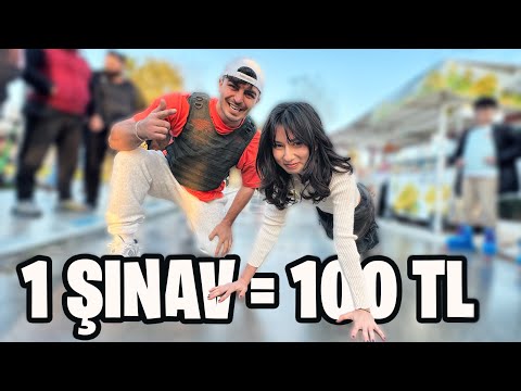 1 ŞINAV 100 TL Sokakta para dağıtmak