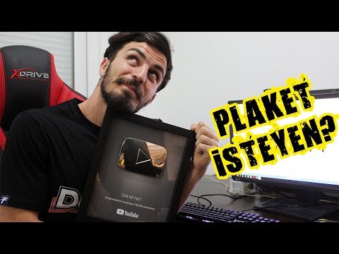 100 000 ABONE PLAKETİMİ SİZE VERİYORUM