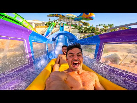 DÜNYANIN EN UZUN SU KAYDIRAĞINA BİNDİM AQUAPARK VİDEOSU