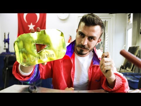GERÇEK ALTINDAN YOUTUBE PLAKETİ YAPTIM 150 000 TL TUTTU