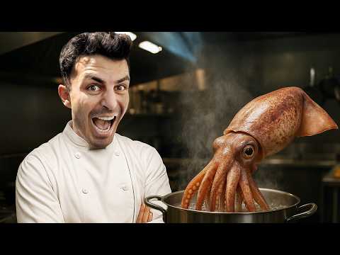 DENİZLERİN UZAYLISINI PİŞİRDİM w farukChef MehmetCHEF