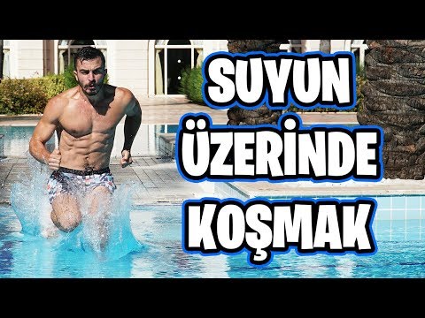 SUYUN ÜZERİNDE KOŞU YARIŞI YAPTIK