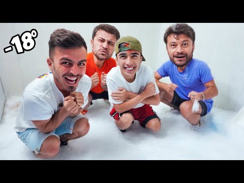 BUZ FABRİKASINDA KALMA YARIŞMASI