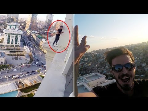 GÖKDELENİN ZİRVESİNE KAÇAK TIRMANMAK ft Roof Runnerz
