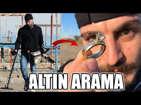 TERK EDİLMİŞ KÖYDE ALTIN ARAMAK PIRLANTA YÜZÜK BULDUK