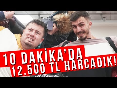 PARA HARCAMA YARIŞMASI 12 500 TL HARCADIK