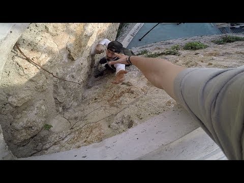 ANTALYA KALESİNE TIRMANIRKEN DÜŞTÜM GERÇEK HAYATTA PARKUR