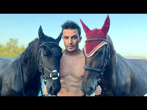 NEHİRDE ATLARI YIKADIK Vahşi Doğa