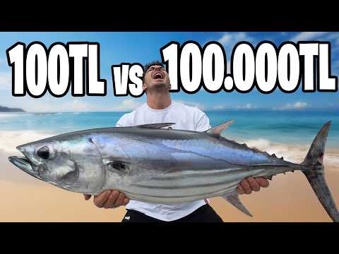 100 TL vs 100 000 TL OLTA ile BALIK AVLAMAK