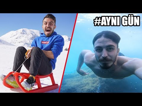 24 SAATTE KIŞ ve YAZ TATİLİ YAPMAK