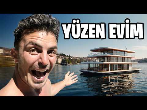 YÜZEN EVE TAŞINIYORUM İSTANBUL BOĞAZI