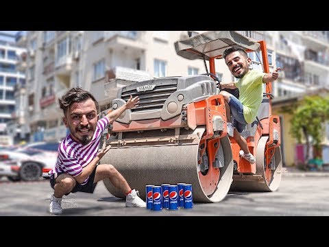 SİLİNDİR ile HER ŞEYİ EZMEK İŞ MAKİNELERİ