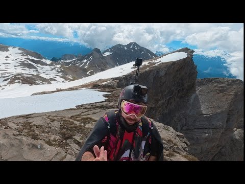 Flying Through the Halo Wingsuit BASEjump