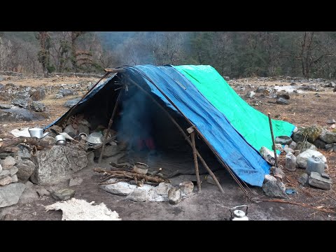 Simple the Best Nepali Mountain Village Lifestyle shepherd