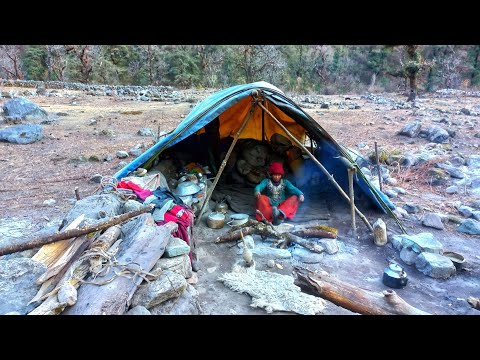 Simple the Best Nepali Mountain Village Life in Winter