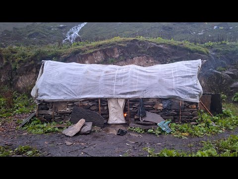 Simple the Best Nepali Rural Village in Mountain Life With