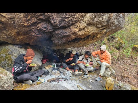 Real Nepali Mountain Village Life Hard Life in Cave Rural