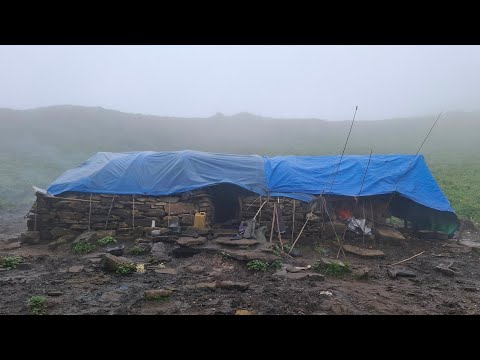 Nepali Mountain Village Life Organic Shepherd Food Cooking