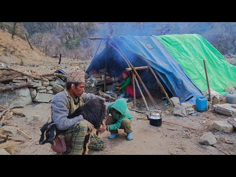 Nepali Mountain Village Life Typical Nepali Himalaya