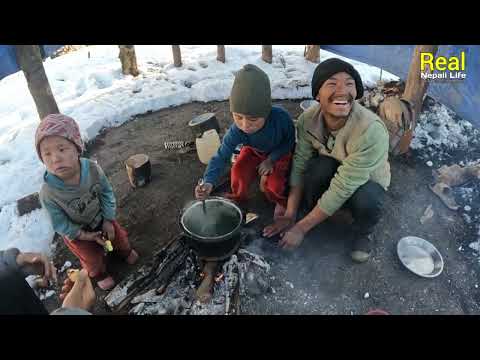 Himalayan Village Life Nepal Nepali Village Food Sisno Roti