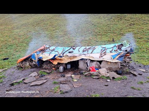 Nepali Mountain Village Lifestyle Organic Countryside Food