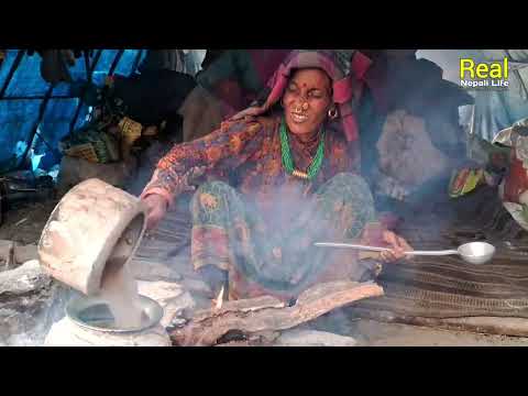 Best Life in Himalayan Village During Winter Rainy Very