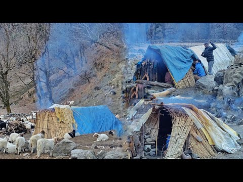 Nepali Mountain Village Life Sheep Shepherd Life Shepherd