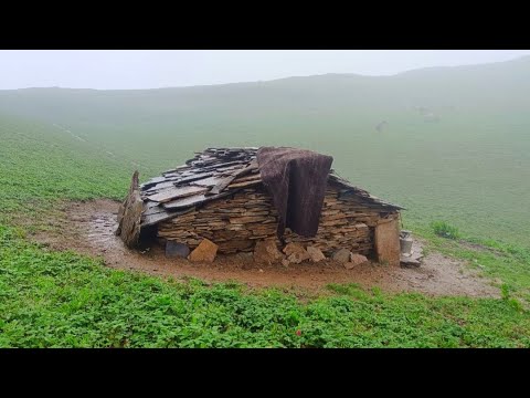 Most Peaceful And Relaxing Mountain Village Life Rainy Day