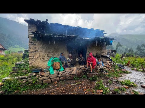 Beautiful Nepali Mountains Village Life Most Peaceful And