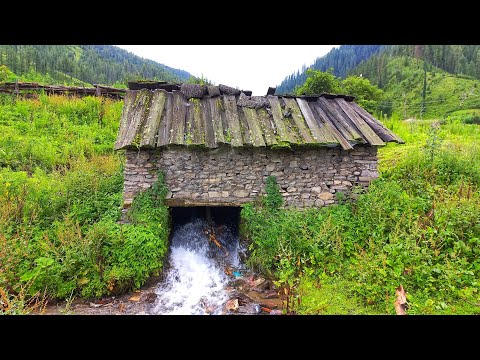 Nepal Himalayan Village Life Watermill IN nepali Village