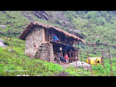 Naturally Peaceful Beautiful Himalayan Village Life in