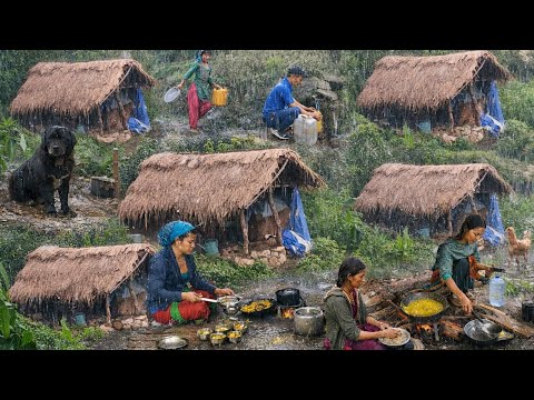 The Best Lifestyle in Himalayan Village During Rainy days
