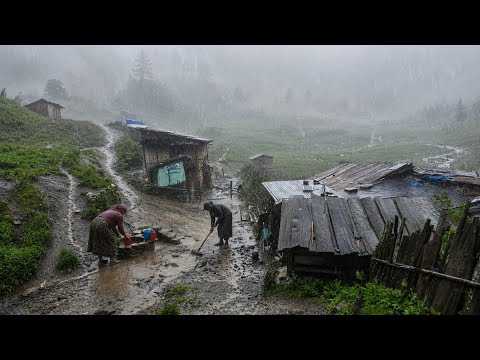 This is Himalayan Nepali Mountain Village Life During the