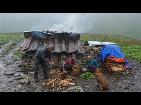 This is Real Nepali Himalayan Village Life During Heavy