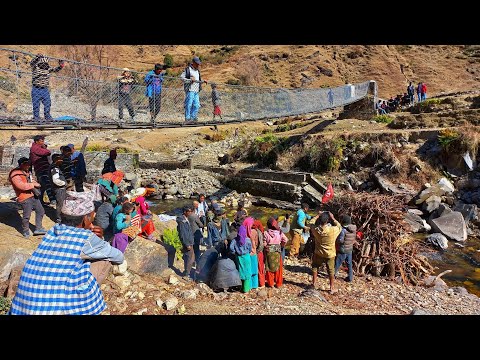 Nepali Mountain Village Life Death Ceremony in Nepali