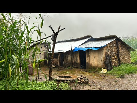 Simple Nepali Mountain Village Life Daily Activities Of