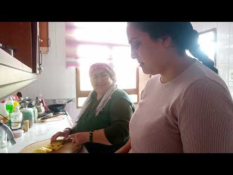 Patates kızartması yaptım adana mayalı ekmek beni