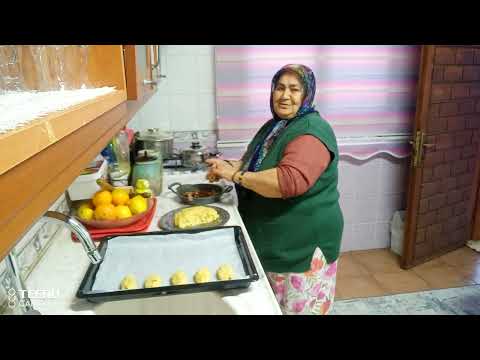 Beyaz fasülye yemeği bulgur pilavı Elmalı kurabiye yaptım