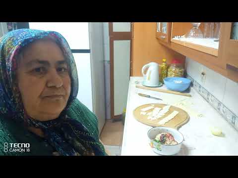 Mantı yaptım yoğurtlu samirsakli az önceki video nün devamı