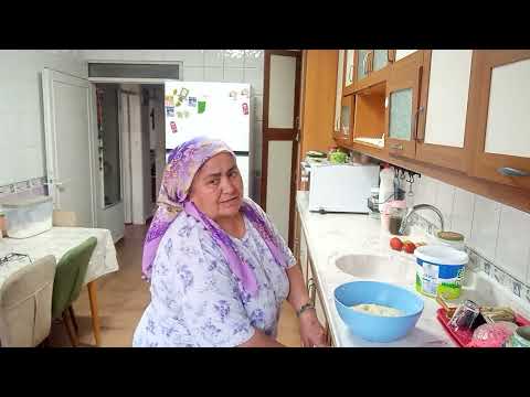 Lahmacun yaptım domates salatalık yeşillik kesfet ytdayı