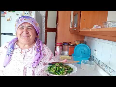 Çökelekli hamur kızartması yaptım kömeç kavurdum zeytin