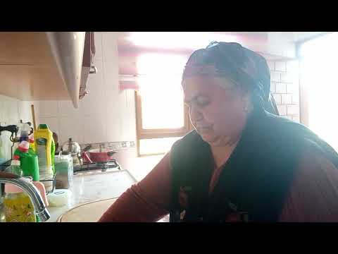 Kahvaltıya barbunya kavurdum güzel oldu köy yumurtası