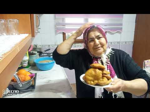 Pişi yaptım güzel oldu kahvaltıda peynir zeytin bal melemen