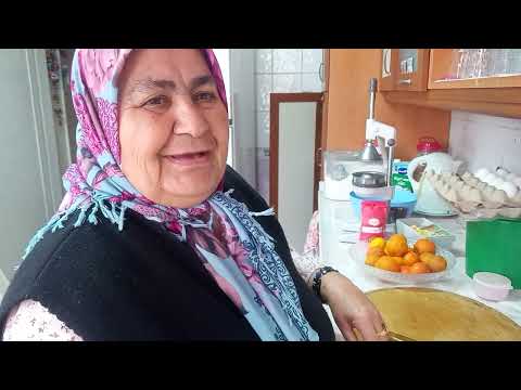 Revaniyi portakallı yapıyorum tuzlu kete yapıyorum çok