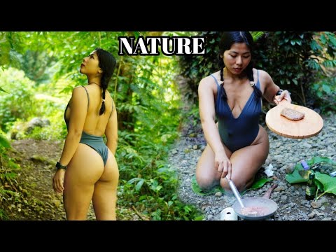 OUTDOOR COOKING RELAKSASI MEMASAK DAGING DENGAN PEMANDANGAN