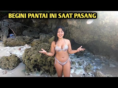 MOMENT PASANG DI PANTAI IMPOSIBLE BALI